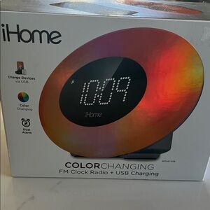 iHome Color Changing FM Clock Radio - Multicolor